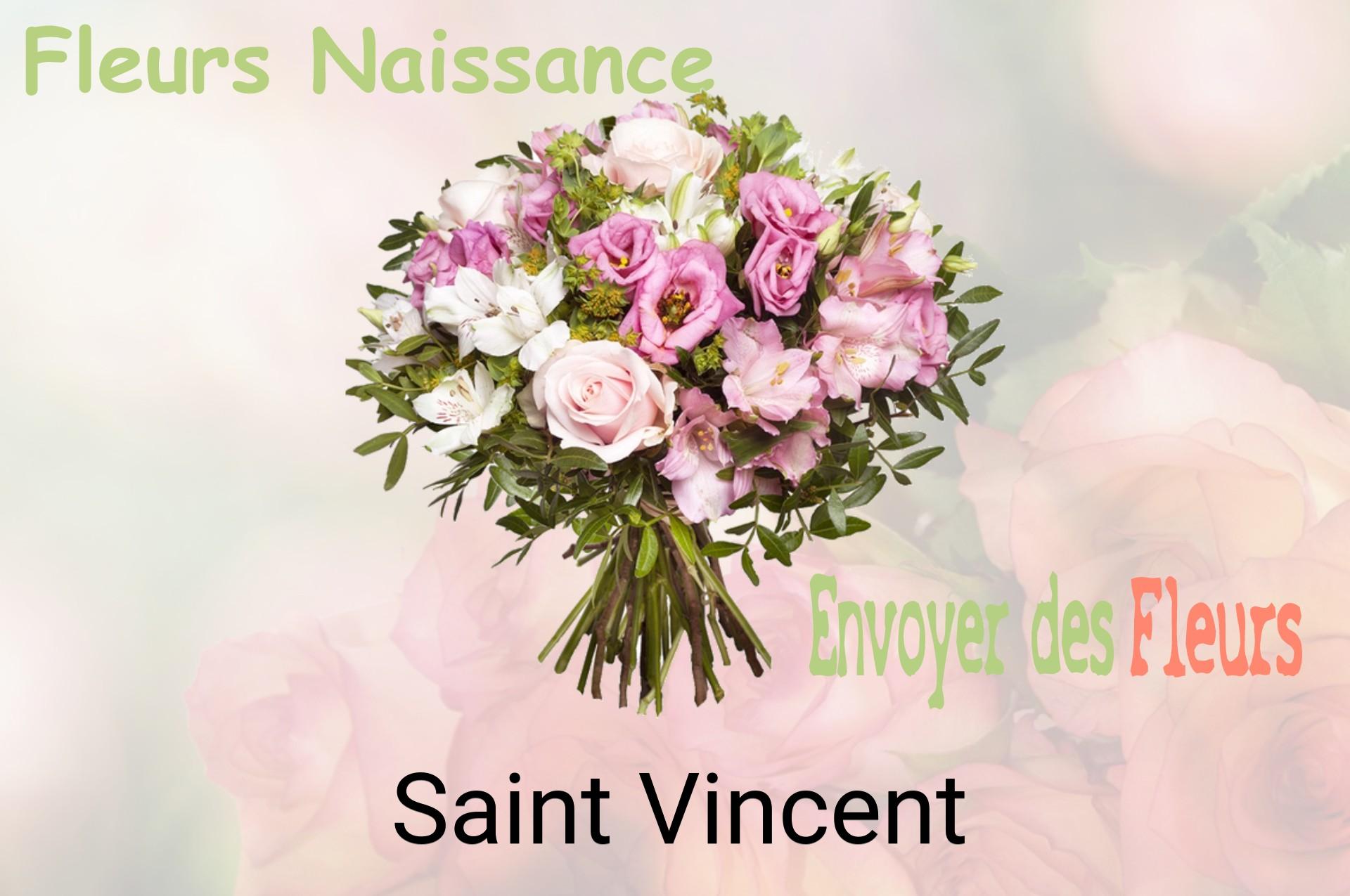 Bouquet de fleurs de naissance livré à Saint-Vincent